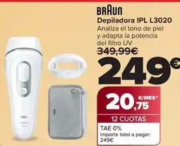 Carrefour BRAUN Depiladora IPL L3020 oferta