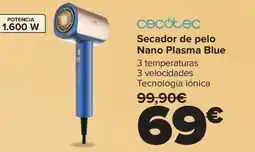 Carrefour CECOTEC Secador de pelo Nano Plasma Blue oferta