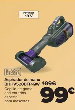 Carrefour BLACK+ DECKER Aspirador de mano BHHV520BFP-QW oferta