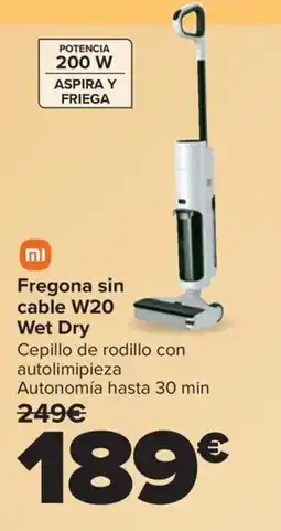 Carrefour XIAOMI Fregona sin cable W20 Wet Dry oferta