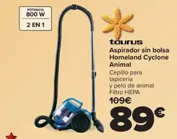 Carrefour TAURUS Aspirador sin bolsa Homeland Cyclone Animal oferta