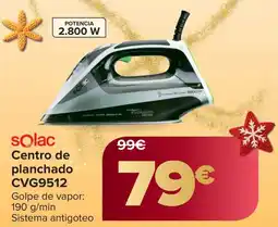 Carrefour SOLAC Centro de planchado CVG9512 oferta