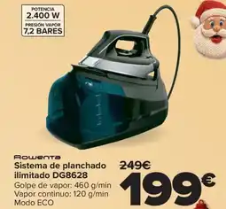Carrefour ROWENTA Sistema de planchado ilimitado DG8628 oferta