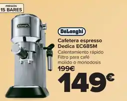 Carrefour DELONGHI Cafetera espresso Dedica EC685M oferta