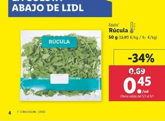 Rúcula edulis