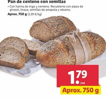 Lidl Pan de centeno oferta
