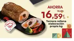 FROIZ Ternera rellena elaboración propia oferta