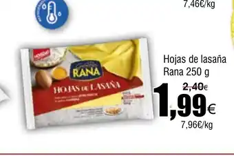 FROIZ RANA Hojas de lasaña oferta