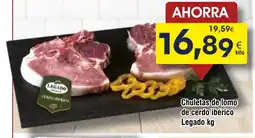 FROIZ Chuletas de lomo de cerdo ibérico Legado oferta