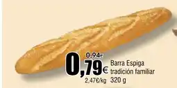 FROIZ Barra Espiga tradición familiar oferta