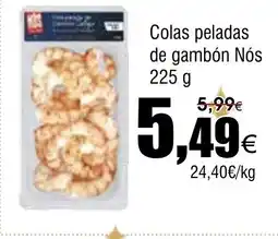 FROIZ Colas peladas de gambón Nós oferta