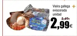 FROIZ Vieira gallega eviscerada unidad oferta