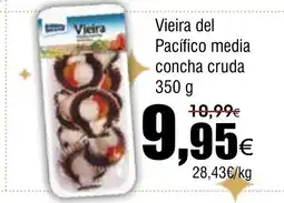 FROIZ Vieira del Pacífico media concha cruda oferta