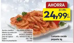 FROIZ Camarón cocido pequeño oferta