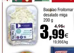 FROIZ Bacalao Froitomar desalado miga oferta