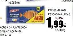 FROIZ PESCANOVA Palitos de mar oferta
