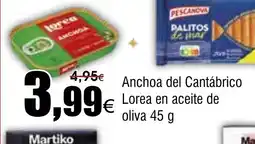 FROIZ Anchoa del Cantábrico Lorea en aceite de oliva oferta
