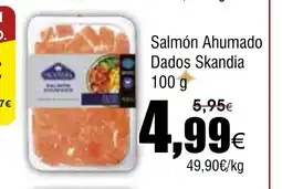 FROIZ SKANDIA Salmón Ahumado Dados oferta