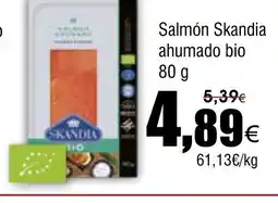 FROIZ SKANDIA Salmón ahumado bio oferta