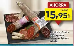 FROIZ Salchichón, Chorizo dulce o picante Salamanca Iglesias extra oferta