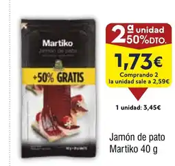 FROIZ MARTIKO Jamón de pato oferta