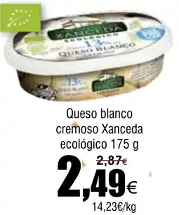 FROIZ Queso blanco cremoso Xanceda ecológico oferta