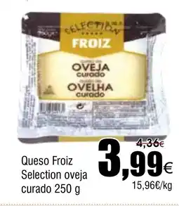FROIZ Queso Froiz Selection oveja curado oferta