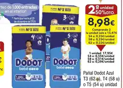 FROIZ DODOT Pañal Azul oferta