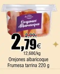 FROIZ Orejones albaricoque Frumesa tarrina oferta