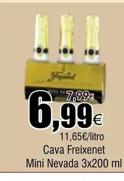 FROIZ Cava Freixenet Mini Nevada oferta