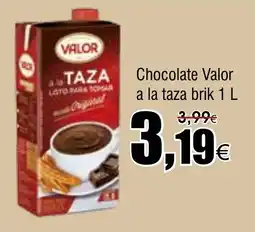 FROIZ Chocolate Valor a la taza brik oferta