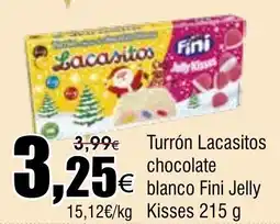 FROIZ Turrón Lacasitos chocolate blanco Fini Jelly oferta