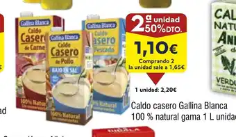 Caldo casero Gallina Blanca 100% natural gama