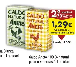 FROIZ Caldo Aneto 100% natural pollo o verduras oferta