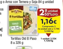 FROIZ OLD EL PASO Tortillas oferta