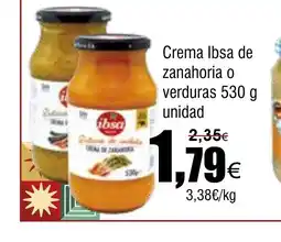 FROIZ Crema Ibsa de zanahoria o verduras oferta