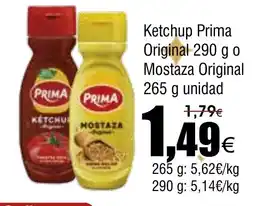 FROIZ Ketchup Prima Original o Mostaza Original oferta