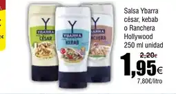 FROIZ Salsa Ybarra césar, kebab o Ranchera Hollywood oferta