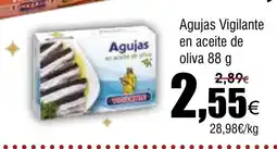 FROIZ AGUJAS Vigilante en aceite de oliva oferta