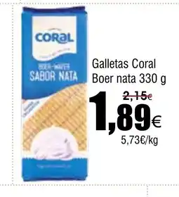 FROIZ Galletas Coral Boer nata oferta
