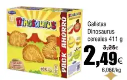 FROIZ Galletas dinosaurus cereales oferta