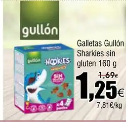 FROIZ Galletas Gullón Sharkies sin gluten oferta