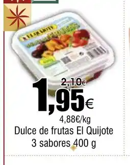 FROIZ Dulce de frutas El Quijote 3 sabores oferta