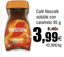 FROIZ Café Nescafé soluble con caramelo oferta
