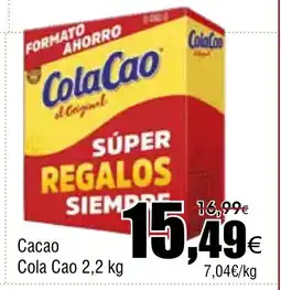FROIZ COLA CAO Cacao oferta
