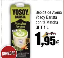FROIZ Bebida de Avena Yosoy Barista con té Matcha oferta
