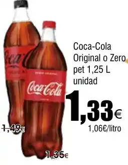 FROIZ COCA-COLA Original o Zero pet oferta