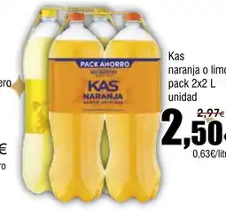 FROIZ KAS naranja o limón oferta
