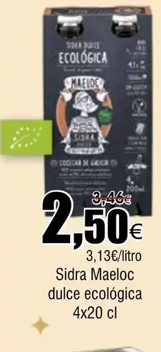 FROIZ Sidra Maeloc dulce ecológica oferta