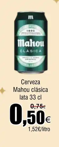 FROIZ Cerveza Mahou clásica lata oferta